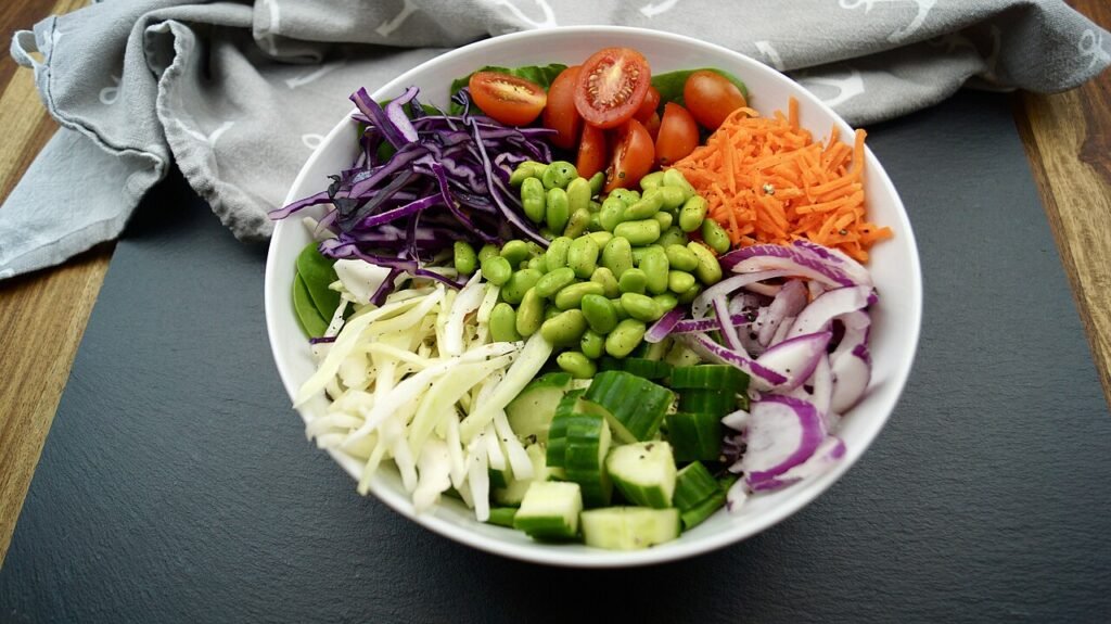 Vegan buddha bowl in this anti-inflammatory meal plan