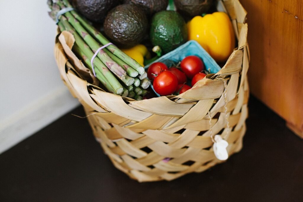 Healthy grocery shopping for an anti-inflammatory meal plan